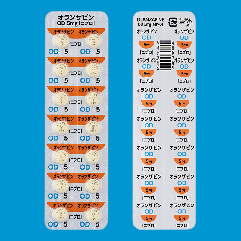 医薬品データ: オランザピンOD錠5mg｢ニプロ｣