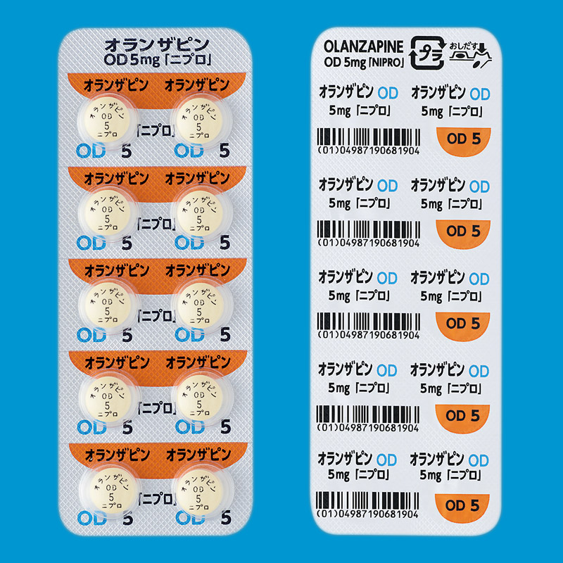 医薬品データ: オランザピンOD錠5mg｢ニプロ｣